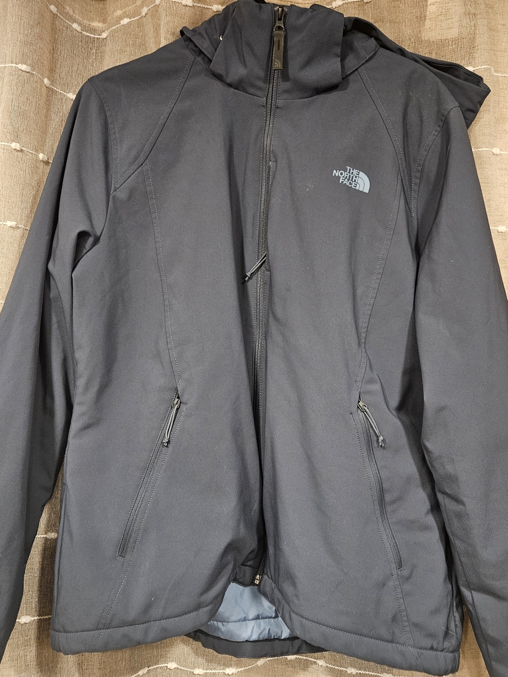 The North Face Women's Blue Hooded Windwall Jacket